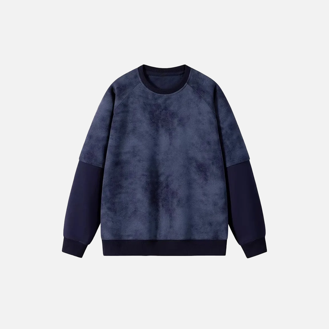 Y2K Style Fake Two Piece Crewneck Sweatshirt