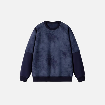 Y2K Style Fake Two Piece Crewneck Sweatshirt