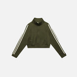Stand Collar Long-sleeved Sweatshirt