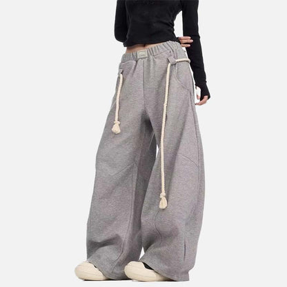 Retro Supper Baggy Drawstring Sweatpants