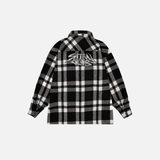 Oversized Embroidered Graphic Print Long Shirt