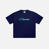 Ravestar Mint Graphic Letter Print T-Shirt