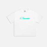 Ravestar Mint Graphic Letter Print T-Shirt