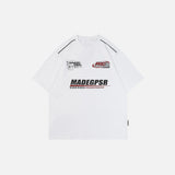 Oversized Sports O-neck T-shirt