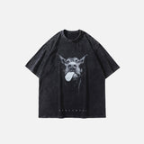 Washed Oversized Dobermann T-shirt