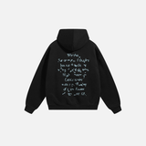 Retro Aesthetic Back Graphic Print Hoodie