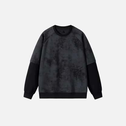 Y2K Style Fake Two Piece Crewneck Sweatshirt