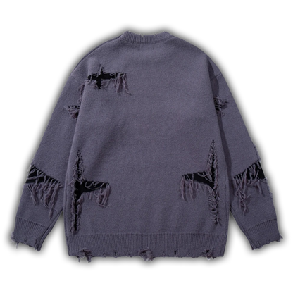 Skull Knit Purple