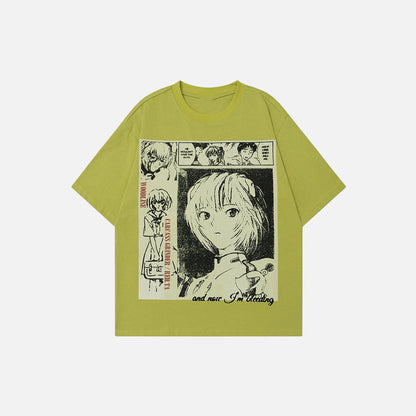 Oversized Retro Anime T-shirt
