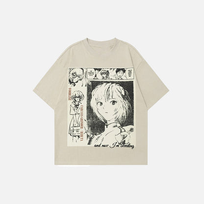 Oversized Retro Anime T-shirt