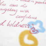 Handwritten American Letters Casual Short T-Shirt