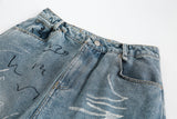 Vintage American Style Retro Punk Shorts