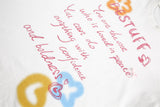 Handwritten American Letters Casual Short T-Shirt