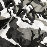 Rugged Camo Distressed Shorts