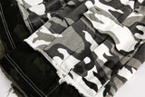 Rugged Camo Distressed Shorts
