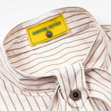 Cool Cartoon Kitten Stripe Short-Sleeve Shirt
