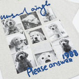 Trendy Dog Print Loose Short T-Shirt