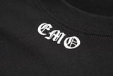 Cool Gothic Letter Sleeveless Crewneck T-Shirt