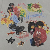 Vintage Gradient Print Short Sleeve T-Shirt