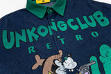 Cartoon Printed Short Sleeved Boys Shirt
