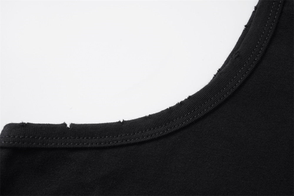 Rough Casual Summer Sleeveless T-Shirt