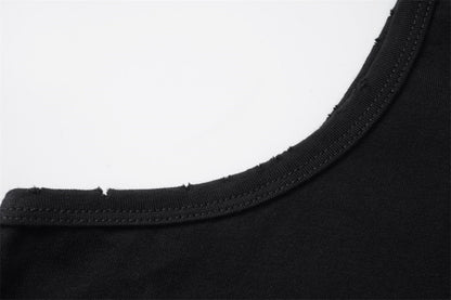 Rough Casual Summer Sleeveless T-Shirt