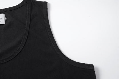 Rough Casual Summer Sleeveless T-Shirt