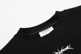 Embroidered American Style Loose Fit T-Shirt