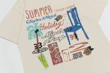Abstract Printed Short Sleeve T-Shirt