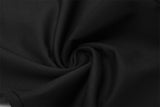 Solid Color Wide Leg Machete Pants