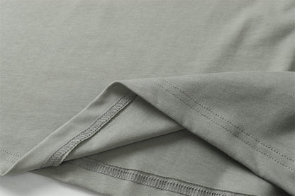 Crewneck Short-Sleeved Cotton T-Shirt
