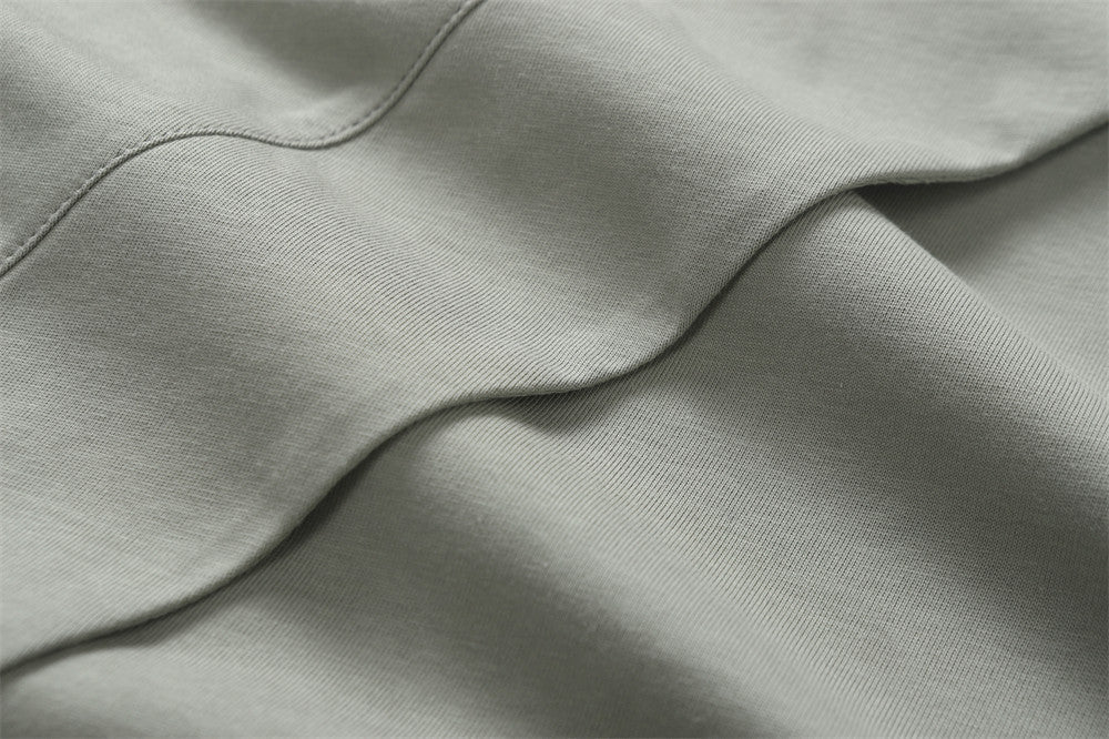 Crewneck Short-Sleeved Cotton T-Shirt