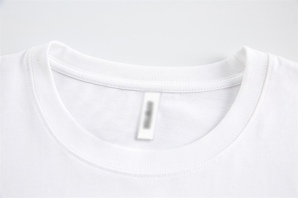 Bold Character Printed Loose Fit T-Shirt