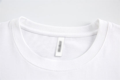 Bold Character Printed Loose Fit T-Shirt