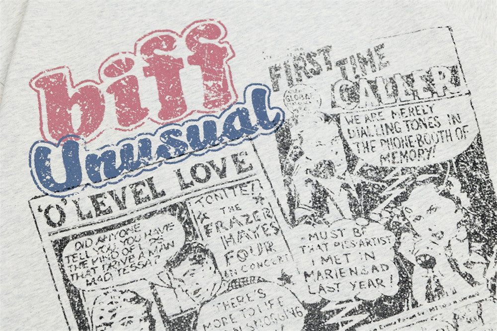Vintage American Style Loose Fit T-Shirt