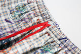 Plaid Graffiti Loose Punk Shorts