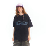 Vintage Dragon Print Short-Sleeve T-Shirt