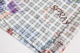 Plaid Graffiti Loose Punk Shorts