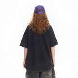 Vintage Dragon Print Short-Sleeve T-Shirt