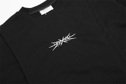 Casual Round Neck Stitched T-Shirt