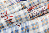 Plaid Graffiti Loose Punk Shorts