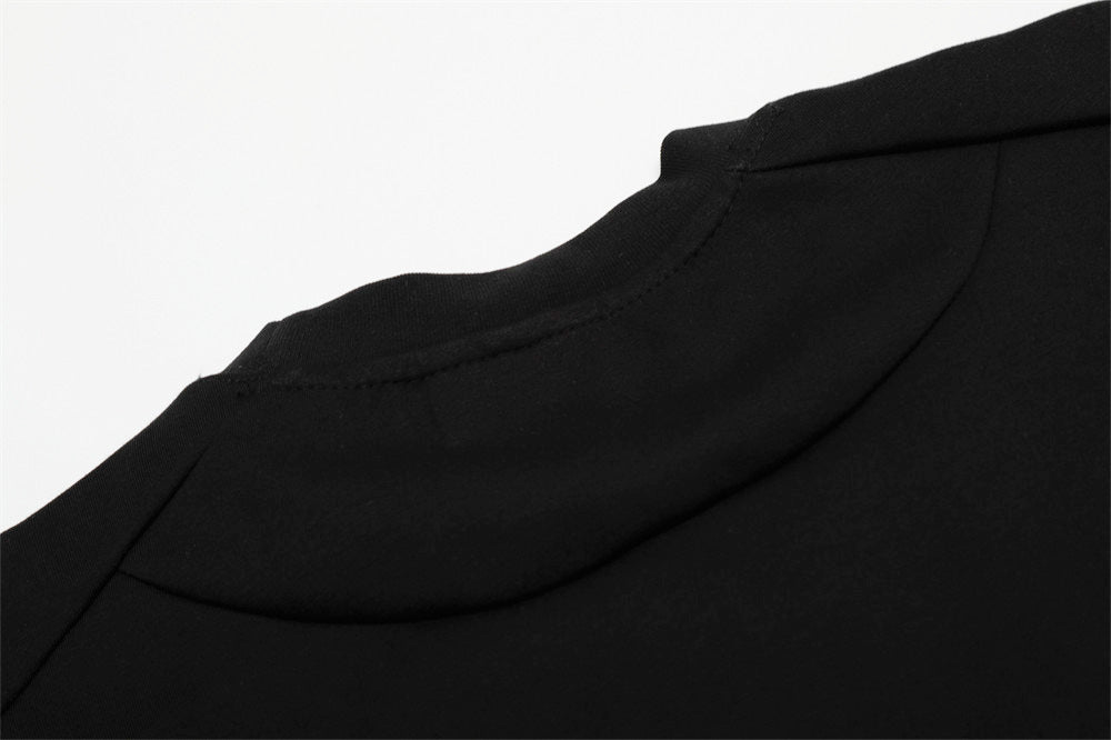 Casual Round Neck Stitched T-Shirt