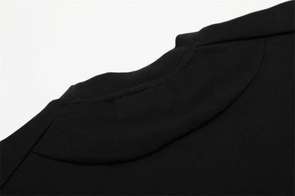 Casual Round Neck Stitched T-Shirt