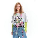 American Graffiti Print T-Shirt