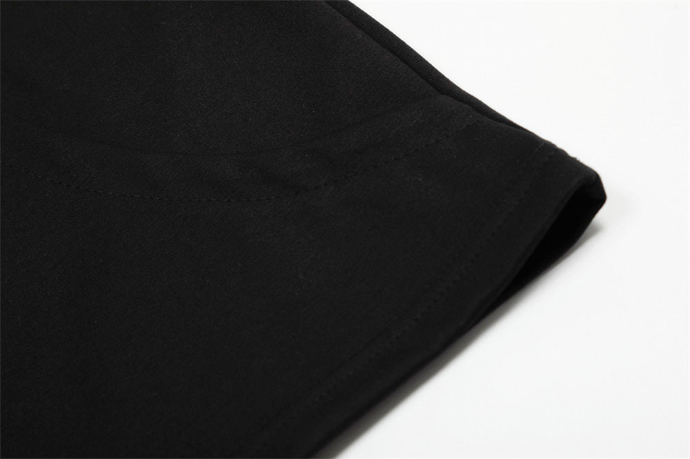 Casual Round Neck Stitched T-Shirt