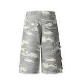 Leopard Print Camouflage Crock Shorts