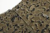 Leopard Print Camouflage Crock Shorts