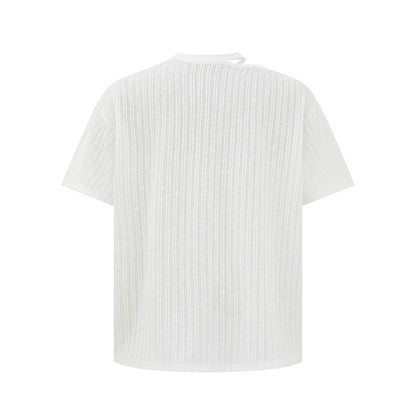 Butterfly Print Casual Round Neck T-Shirt
