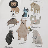 Vibrant Animal Print Summer Crewneck T-Shirt