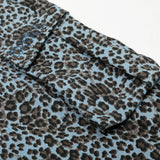 Leopard Print Wide Leg Cargo Pants
